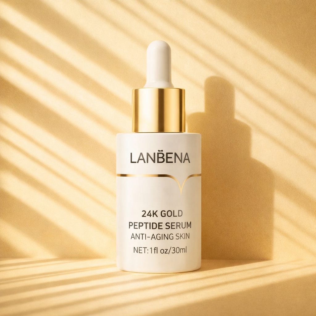Lanbena™ 24K Gold Peptide Serum | For Fine Lines, Wrinkles, Dull Skin & Aging