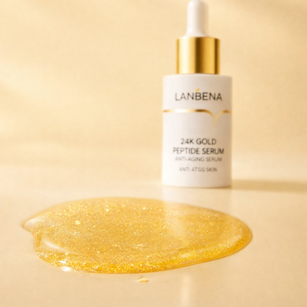 Lanbena™ 24K Gold Peptide Serum | For Fine Lines, Wrinkles, Dull Skin & Aging