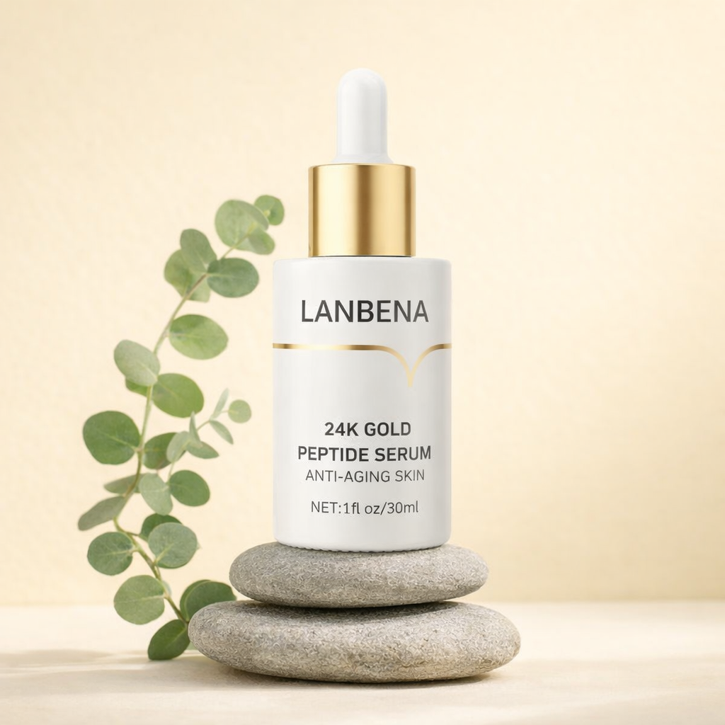 Lanbena™ 24K Gold Peptide Serum | For Fine Lines, Wrinkles, Dull Skin & Aging