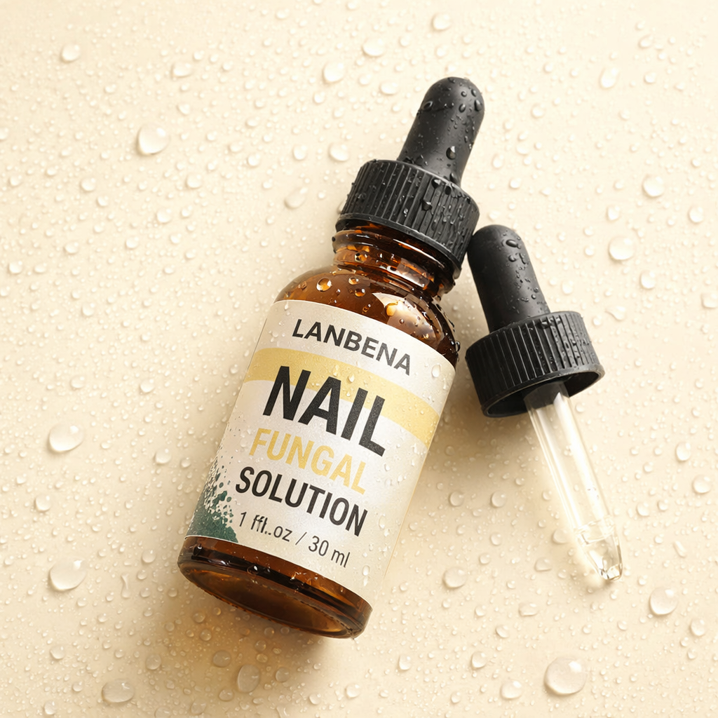 LANBENA Nail Fungus Treatment Serum for Yellow Nails, Thick Nails, Brittle Nails, Discoloration