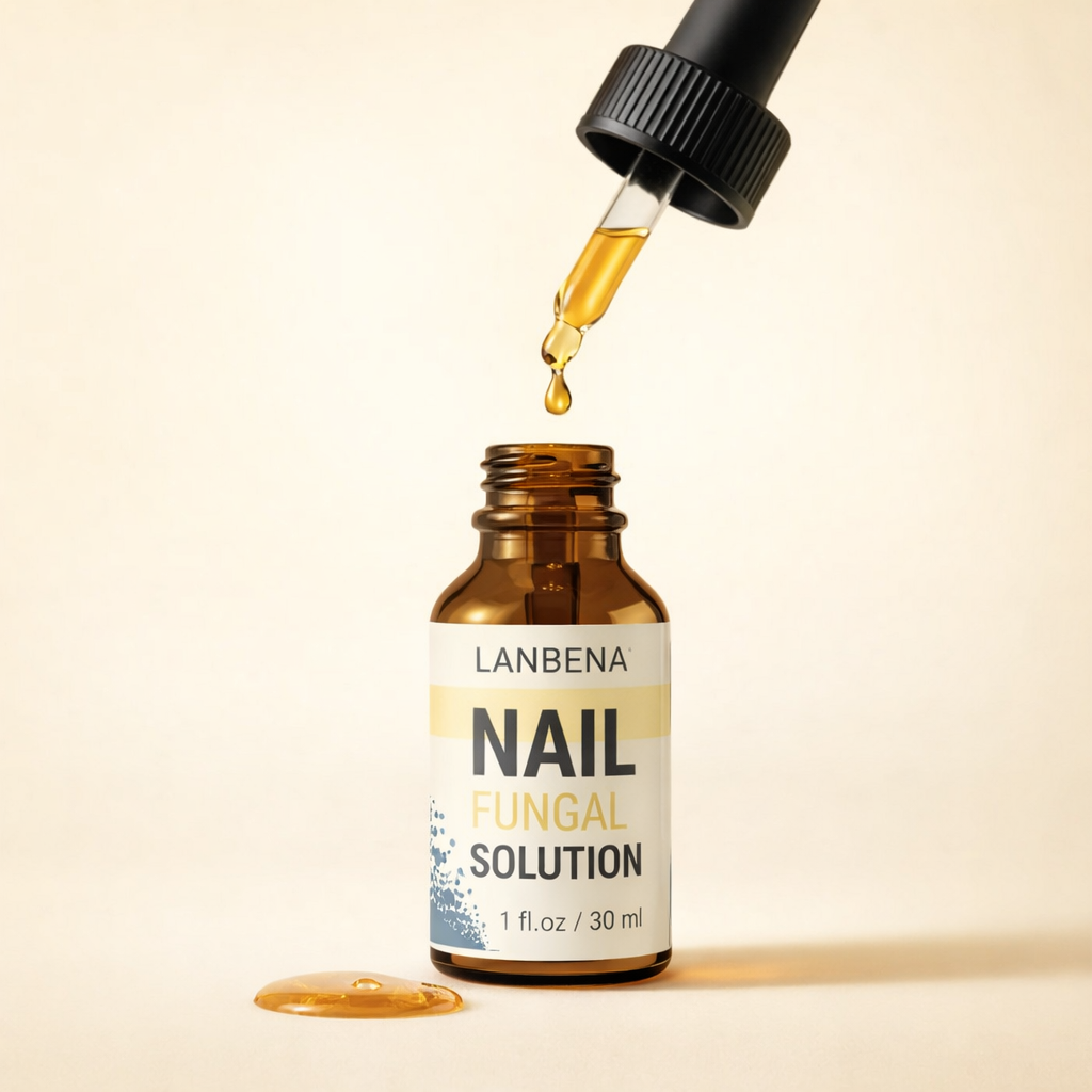 LANBENA Nail Fungus Treatment Serum for Yellow Nails, Thick Nails, Brittle Nails, Discoloration