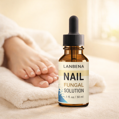 LANBENA Nail Fungus Treatment Serum for Yellow Nails, Thick Nails, Brittle Nails, Discoloration