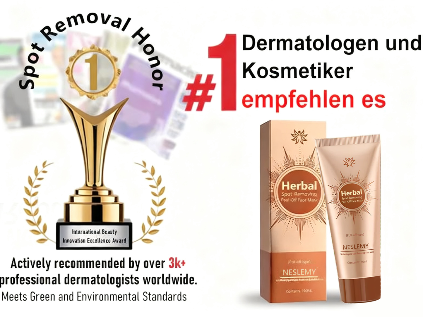 🏵️ NESLEMY™ Whitening and Spot-Removing Face Mask Suitable for face and body