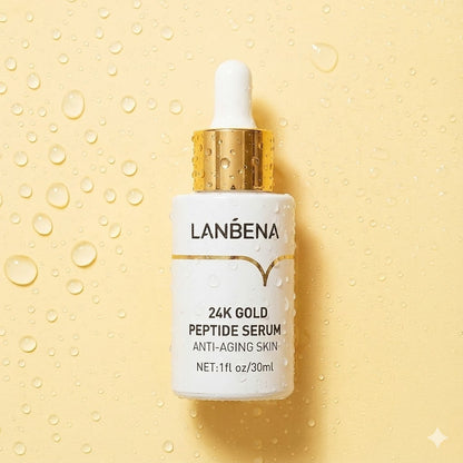Lanbena™ 24K Gold Peptide Serum | For Fine Lines, Wrinkles, Dull Skin & Aging
