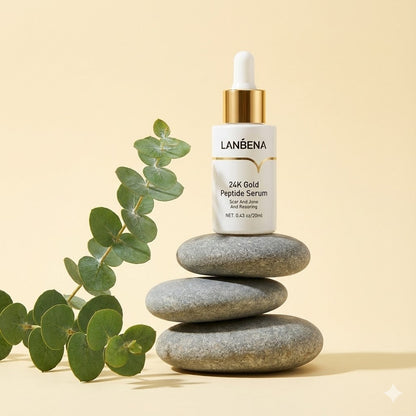 Lanbena™ 24K Gold Peptide Serum | For Fine Lines, Wrinkles, Dull Skin & Aging